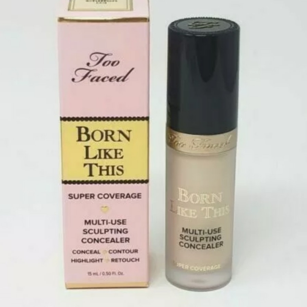 Brand new,never used.Too Faced Born Like This Super Coverage Concealor in Almond